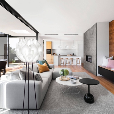 Slamp Flora - lámpara de pie diseño, blanca