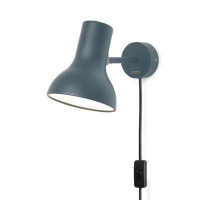 Anglepoise Type 75 Mini aplique con enchufe gris