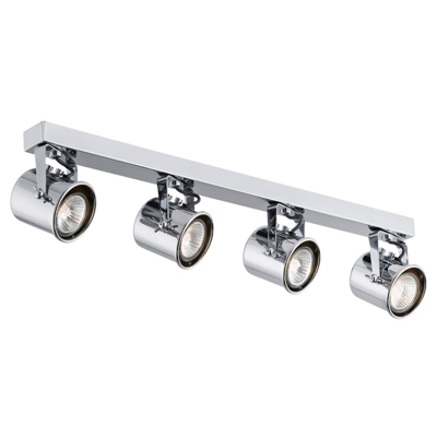 Foco de techo Canico, 4 luces, cromo