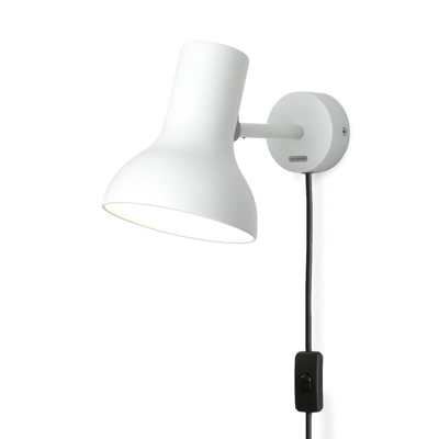 Anglepoise Type 75 Mini aplique con enchufe blanco