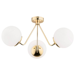 Lámpara de techo Tuse, 3 luces, latón en oferta