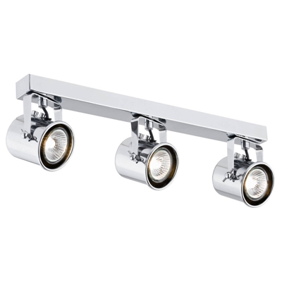 Foco de techo Canico, 3 luces, cromo