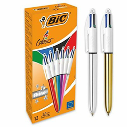 BIC 4 Colour Shine Assorted PK12 NUEVO precio