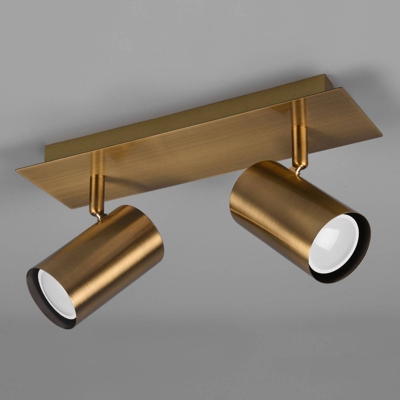 Foco de techo Marley, latón antiguo, 2 luces