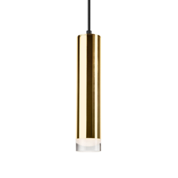Lámpara colgante Shine, 1 luz, dorada características