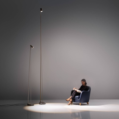 OLEV Boom lámpara de pie LED 240 cm IP20 titanio