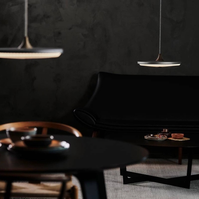 LE KLINT Soleil colgante papel gris claro Ø50cm