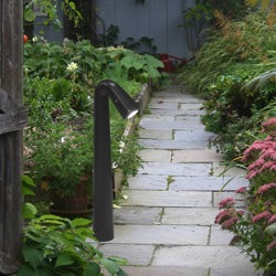 Baliza LED Steven negra con pica de tierra precio