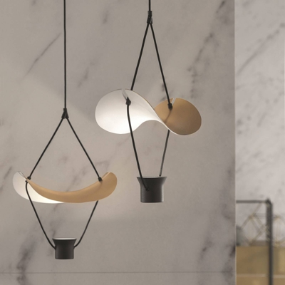 Lámpara colgante LED Vollee S1 P, 44cm, up, oro