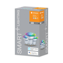 LEDVANCE SMART+ WiFi reflector GU10 5W 45° RGBW, 3 características