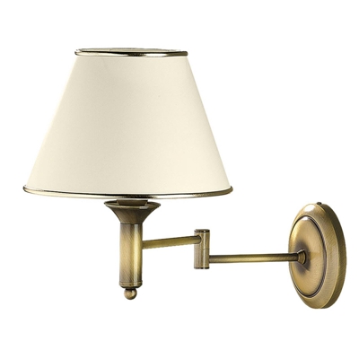 Aplique Birmingham patinado, brazo articulado