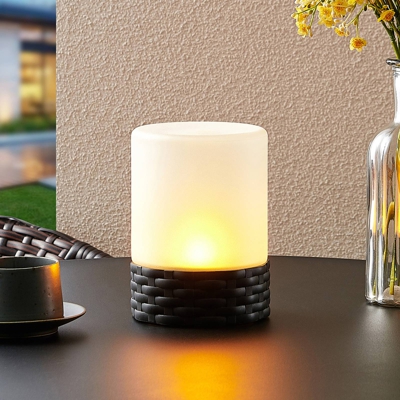 Lindby Saquir lámpara decorativa solar, llama