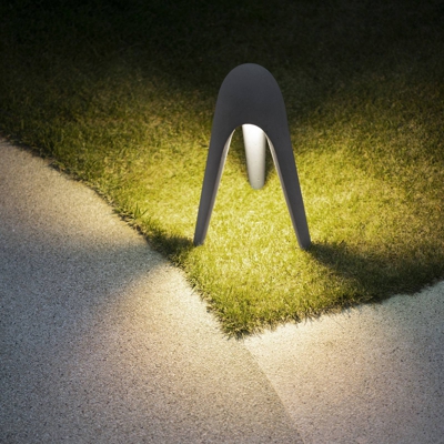 Martinelli Luce Cyborg bolardo luminoso LED, gris