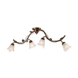 Lámpara de techo Siena estilo florentino, 4 luces precio