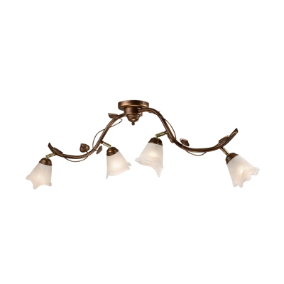 Lámpara de techo Siena estilo florentino, 4 luces