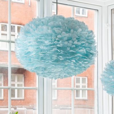 UMAGE Eos medium lámpara colgante azul claro Ø45cm