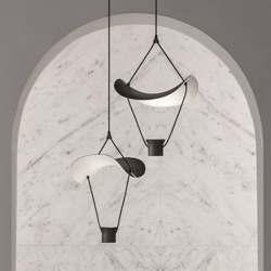 Lámpara colgante LED Vollee S1 P, 44cm, up, negro características