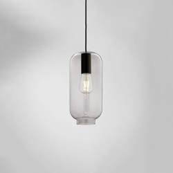 LOUM Loon Soft colgante vidrio gris, negro en oferta