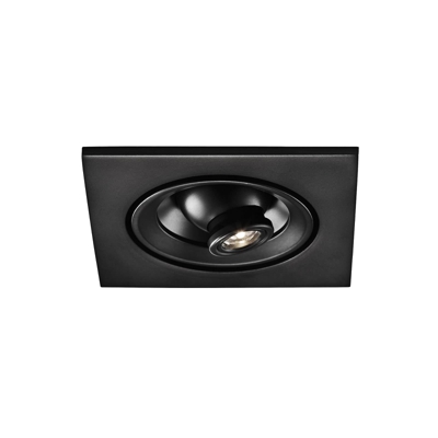 Egger Riga Zoom empotrado LED angular negro 3000K