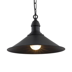 Lámpara colgante Elmo, 1 luz, negro características