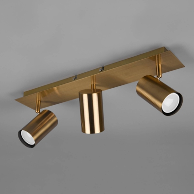 Foco de techo Marley, latón antiguo, 3 luces