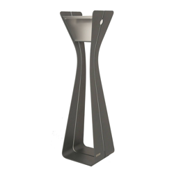 Lámpara LED solar Osmoz de aluminio, gris características