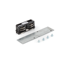 Eutrac conector longitudinal riel empotrado, negro precio
