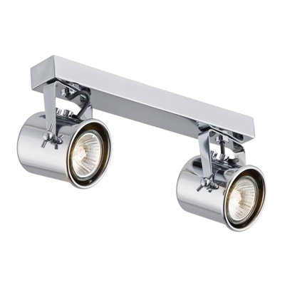 Foco de techo Canico, 2 luces, cromo