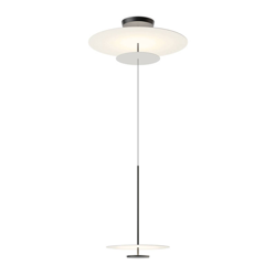 Vibia Flat colgante LED 3 luces Ø 90cm gris L1 precio