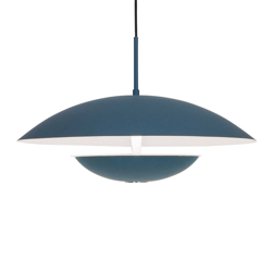 Lámpara colgante LED Monica, gris/blanco características