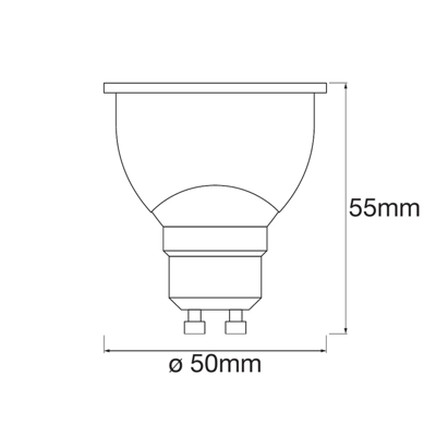 LEDVANCE SMART+ WiFi reflectora GU10 5W 45° 2.700K