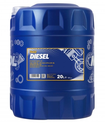 ACEITE DE MOTOR 20L MANNOL 15W-40 DIESEL API CG-4, ACEA E2, API CF, API SL