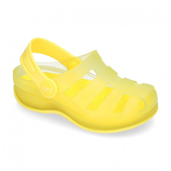 Cangrejeras Niño Tipo Zuecos Surfi Para Piscina Y Playa. 27 Amarillo características