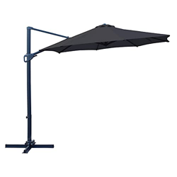 SUNNY GUARD 300cm Parasol Roma Parasol excéntrico, con manivela, con Base, con rotación de 360°,Antracita características