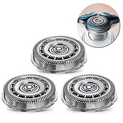 Qyhss Cabezal De Afeitado De Repuesto Sh70, 3 Cabezales De Afeitado, Para Reemplazar Los Cabezales De Afeitado Philips Norelco 7000 Sh70, Para S7000, 