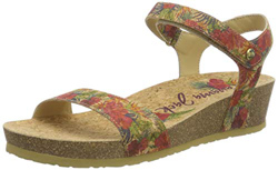 Panama Jack Capri Cork, Sandalia con Pulsera Mujer, Rojo (Rojo B1), 36 EU características