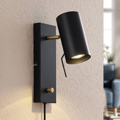 Lindby Georgios foco de pared, negro