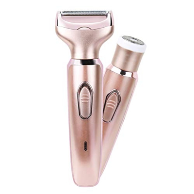 Afeitadora eléctrica para mujeres, recortadora de bikini recargable USB Lady depiladora eléctrica, depilación sin dolor Depiladora facial afeitadora D