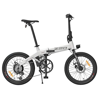 HIMO Z20 Bicicleta eléctrica Plegable para Adultos, Bici eléctrica de montaña de 20" para desplazamientos Diarios, Motor 250 W, batería 10 Ah, Engrana