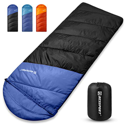 Bessport Saco de Dormir para Acampar para Adultos, 45 ℉ / 7 ℃ para Clima cálido y frío 8 Estaciones, Ligero y Saco de Dormir Repelente al Agua para mo en oferta