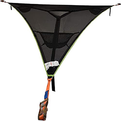 LASD 2M Multi-Person Hammock- 3 Point Design, Triangle Hammock, Swing Hammock Decorative Multi-Person Canvas Camping Easy Use Hanging Chair Seat for O