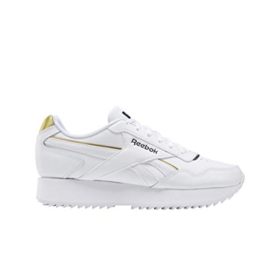 Reebok Royal Glide RPLDBL, Zapatillas de Running Mujer, Blanco/Negro/Dormet, 40 EU