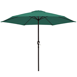 Parasol sombrilla de Aluminio clásico de 270 cm - LOLAhome (Standard, Verde) características