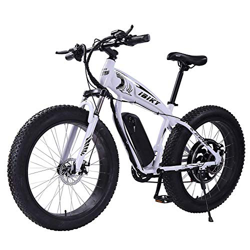 Bicicleta eléctrica de montaña HR de 26 pulgadas, neumáticos de nieve, bicicleta eléctrica, 21 marchas, bicicleta de montaña, 1000 W, 48 V, 17 Ah, bat en oferta