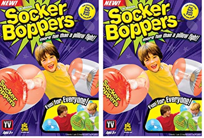 Big Time Toys Socker Boppers - Almohadas de Boxeo hinchables (2 Pares)