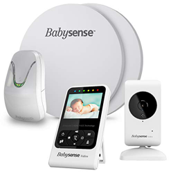 BabySense Monitor de vídeo y movimiento respiratorio del bebé - Modelos: 7 + V24R - Paquete de paquete - 2 en 1 precio