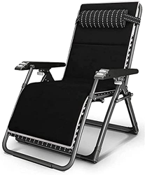 CHLDDHC Silla de Jardín Portátil Asiento Reclinable de Gravedad Cero, Tumbona de Jardín Extragrande, Sin Instalación, Plegado Rápido,3 B características