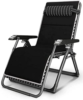 CHLDDHC Silla de Jardín Portátil Asiento Reclinable de Gravedad Cero, Tumbona de Jardín Extragrande, Sin Instalación, Plegado Rápido,3 B