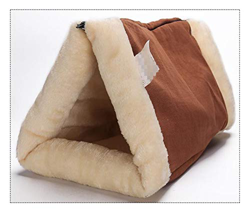 MOLUO caseta perro interior Saco de dormir caliente linda cama del animal adecuado for las pequeñas del gato y casa de perro, gato de casa, Almohada s precio