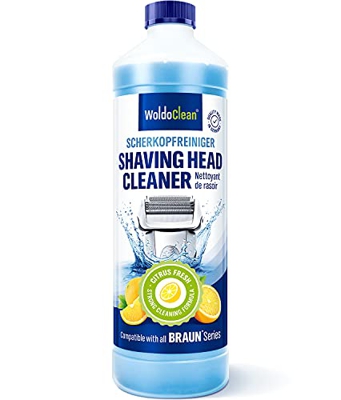 Limpiador de cabezales de afeitado para cartucho compatible con Braun – Afeitadora eléctrica 750 ml